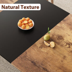 6886fe3e916d2f198d029c34c68d41a3d291eb6cb9f0a7a9cca18.jpg GarveeHome Industrial Dining Table for 6-8 People, 78.7 Inch Long Kitchen Table with Sturdy Metal Frame & Rustic Brown Finish - Seats 6 Rectangular Counter for Dinner, Easy to Install(Only Table)