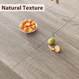 6886fe516e6c0c0cadce312eceb9414f52e06d321fe3c55bc0db1.jpg GarveeHome Industrial Dining Table for 6-8 People, 78.7 Inch Long Kitchen Table with Sturdy Metal Frame & Rustic Brown Finish - Seats 6 Rectangular Counter for Dinner, Easy to Install(Only Table)
