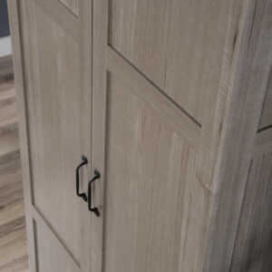 Sauder Storage Cabinet/ Pantry cabinets, 29.61 " x D: 16.02 " x H: 71.50", Cinnamon Cherry finish