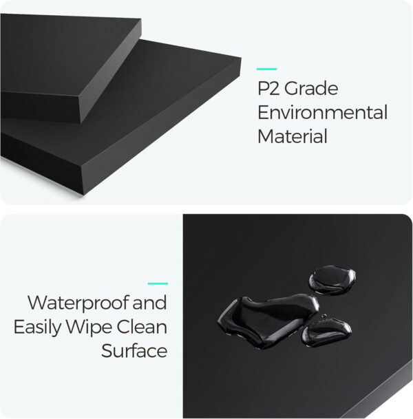 LINSY HOME Farmhouse Coffee Table with Storage, Wood Coffee Table for Living Room, Open Display Area and Storage Drawers with Metal Handles, Chic Style with Curved Base, Brown