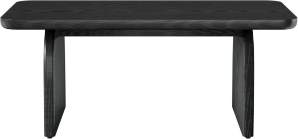 Tribesigns Rectangle Coffee Table, 47-Inch Wood Rectangular Living Room Table, Farmhouse Accent Center Low Cocktail Tea Table with Sturdy Base & Rounded Corners, Easy Assembly (Rustic Brown)