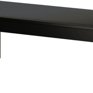 Plank+Beam Forma Coffee Table, Solid Wood 48 Inch Modern Coffee Table with Shelf, Contemporary Center Table with Storage Space, Rectangle Tea Table with Storage, Pecan