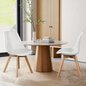 68871bf58f83754b07eb893b78b8826b4458b7ab8f071b3d0c3c1.jpg Sweetcrispy Dining Chairs Set of 4, Kitchen Room PU Leather Mid Century Modern Chairs, Upholstered Dining Chair with Wood Legs for Home Kitchen, Black