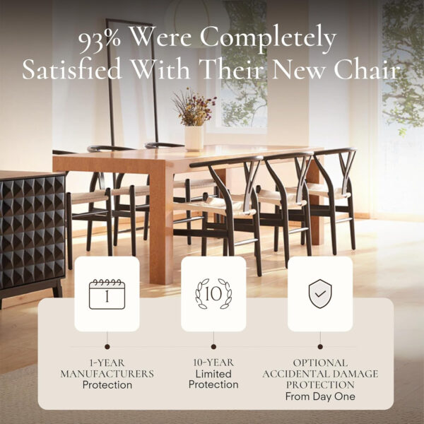 POLY & BARK Weave Dining Chair Set of 2 in Walnut