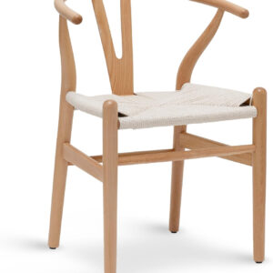 POLY & BARK Weave Dining Chair Set of 2 in Walnut