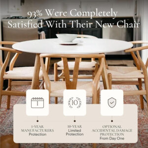 POLY & BARK Weave Dining Chair Set of 2 in Walnut