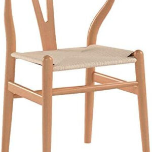 POLY & BARK Weave Dining Chair Set of 2 in Walnut