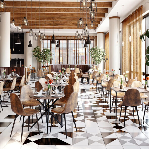 FurnitureR Dining Chairs Set of 4 Comfortable Upholstered Fabric Suede, Armless Side Chairs for Home, Kitchen, Living Room, Bedroom, Restaurant, and Café (Brown)