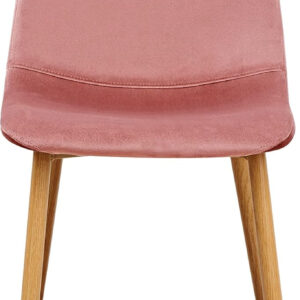 FurnitureR Dining Chairs Set of 4 Comfortable Upholstered Fabric Suede, Armless Side Chairs for Home, Kitchen, Living Room, Bedroom, Restaurant, and Café (Brown)