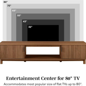 688723f0a1c36c5ef92137a62159369b132d7ccf6d7adc6e437ea.jpg Walker Edison Arundo Fluted TV Stand for TVs up to 65 Inches, 58" TV Stand, Mocha