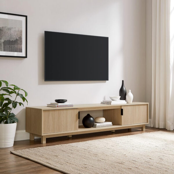 6887240d7b3d0a8eec5ea55b9b03e07f7c70b036621cc90612e7c.jpg Walker Edison Arundo Fluted TV Stand for TVs up to 65 Inches, 58" TV Stand, Mocha