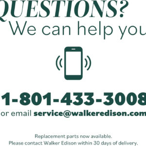 Walker Edison Chloe Reeded TV Stand with Fireplace Insert, 75 Inch, 70 Inch, Mocha