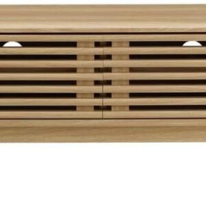 Modway Render 70" Mid-Century Modern Low Profile Media Console TV Stand, 70 Inch, Walnut Walnut