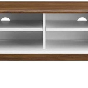Modway Render 70" Mid-Century Modern Low Profile Media Console TV Stand, 70 Inch, Walnut Walnut