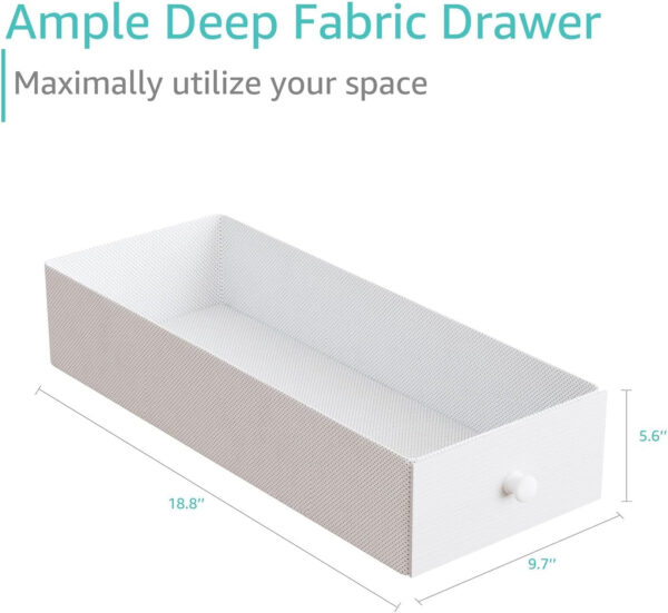 Lufeiya White Small Desk with Drawers - 40 Inch Computer Desk for Small Space Home Office, Modern Simple Study Writing Table PC Desks