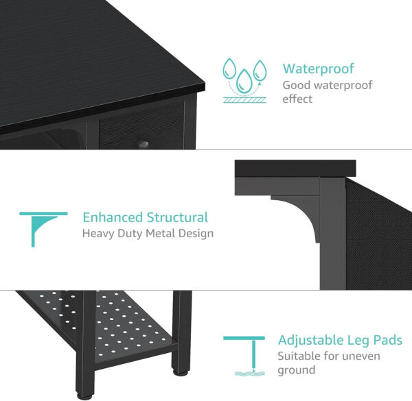 Lufeiya White Small Desk with Drawers - 40 Inch Computer Desk for Small Space Home Office, Modern Simple Study Writing Table PC Desks