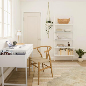 DLisiting Small Desk with Fabric Drawers for Bedroom, 32 Inch Gaming Desk with 2 Drawers for Small Space, Study Writing Table PC Desks, Black