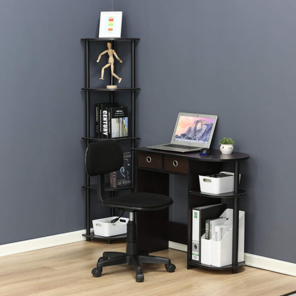 FURINNO Simplistic Study Table, Espresso