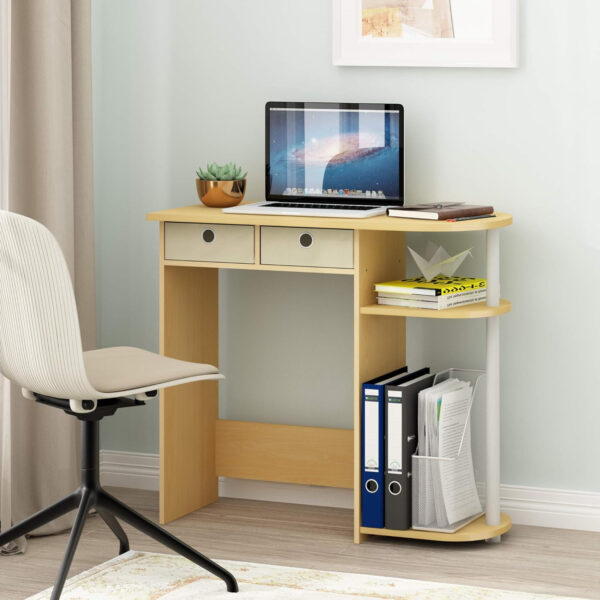 FURINNO Simplistic Study Table, Espresso
