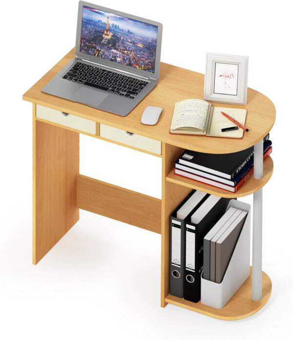 FURINNO Simplistic Study Table, Espresso