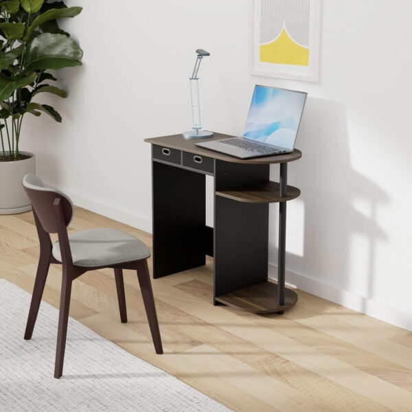 FURINNO Simplistic Study Table, Espresso