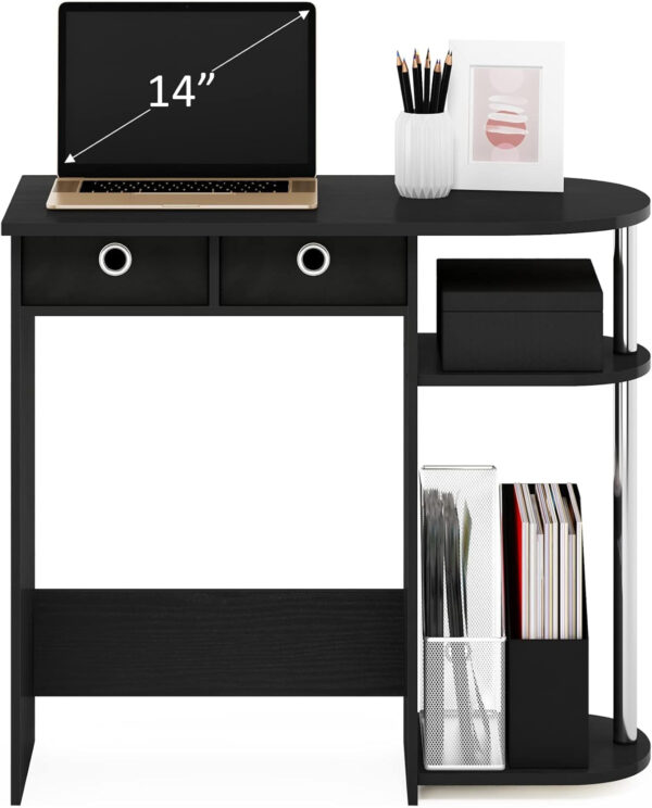 FURINNO Simplistic Study Table, Espresso