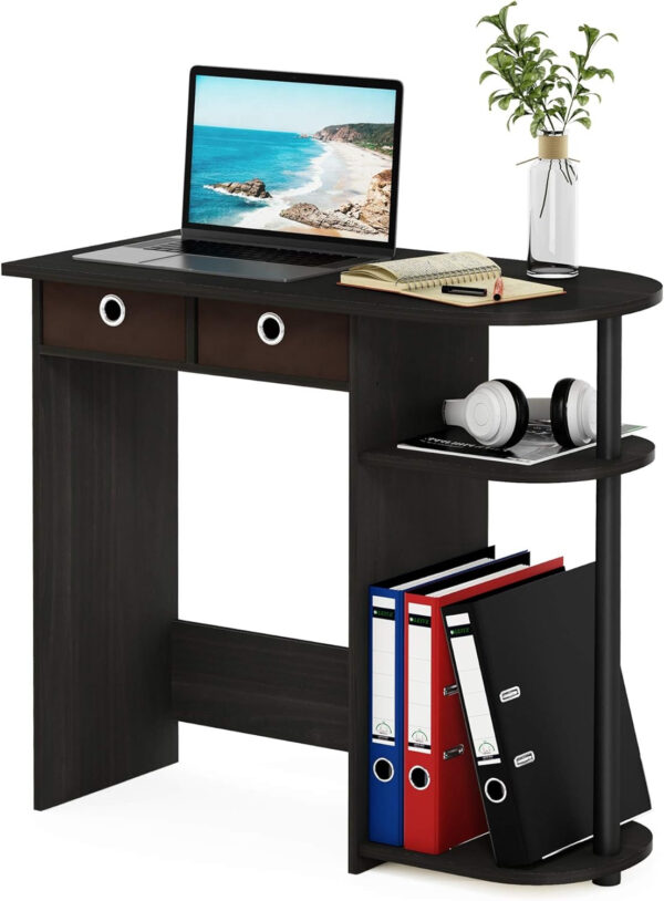 FURINNO Simplistic Study Table, Espresso