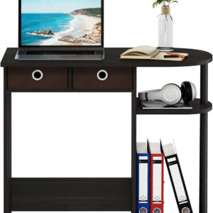 FURINNO Simplistic Study Table, Espresso