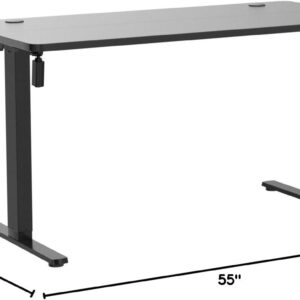 Standing Desk, Adjustable Height Electric Sit Stand Up Down Computer Table, 40x24 Inch Ergonomic Rising Modern Lift Motorized Gaming Desktop Workstation for Work Home Office, White