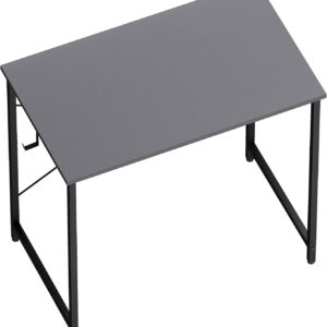 Pamray 32 Inch Computer Desk for Small Spaces with Storage Bag, Home Office Work Desk with Headphone Hook, Small Office Desk Study Writing Table