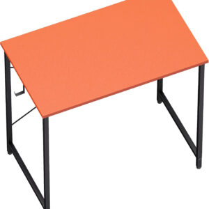 Pamray 32 Inch Computer Desk for Small Spaces with Storage Bag, Home Office Work Desk with Headphone Hook, Small Office Desk Study Writing Table