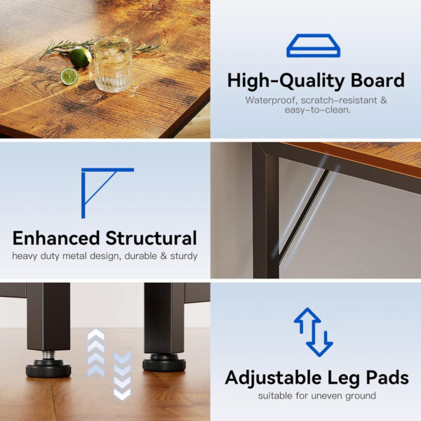 Casaottima 40" Small Computer Home Office Desk for Bedroom with Fabric Drawers & File Cabinet, Cloth Storage Bag and Hook, Writing Study Work Table for Small Space, White