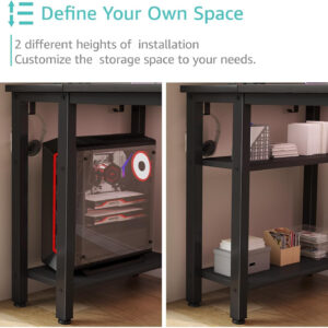 6887317bc38fe337a7d25c659f73851f38436029046c8d88d2896.jpg Lufeiya White Desk with Drawers & Storage Shelves, 47 Inch Study Work Writing Desk for Home Office Bedroom, Simple Modern Cute PC Computer Desks Table, White