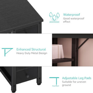 6887317e863c43ccd97a50a6acff00dbfc800661d6493f57bd4f1.jpg Lufeiya White Desk with Drawers & Storage Shelves, 47 Inch Study Work Writing Desk for Home Office Bedroom, Simple Modern Cute PC Computer Desks Table, White