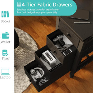 688731acd0671f25d6d5df24b50af252cee791267c513be18c009.jpg Lufeiya White Desk with Drawers & Storage Shelves, 47 Inch Study Work Writing Desk for Home Office Bedroom, Simple Modern Cute PC Computer Desks Table, White