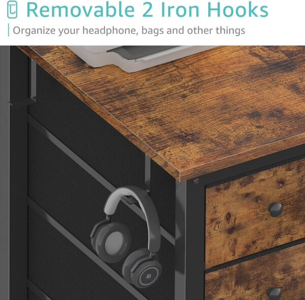 688732f50fcf3a6f773d2326e7eeb86961dfd1869c9ba647ea2ef.jpg Lufeiya White Desk with Drawers & Storage Shelves, 47 Inch Study Work Writing Desk for Home Office Bedroom, Simple Modern Cute PC Computer Desks Table, White