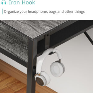 688733810a1601890eeaf8525fd3d4f2eb1a77c6a2e29d4ee2728.jpg Lufeiya Small White Desk with Drawers - for Bedroom, 32 Inch Home Office Computer Desk with Fabric Storage Drawer and Bag, Study Writing Table for Small Spaces, White