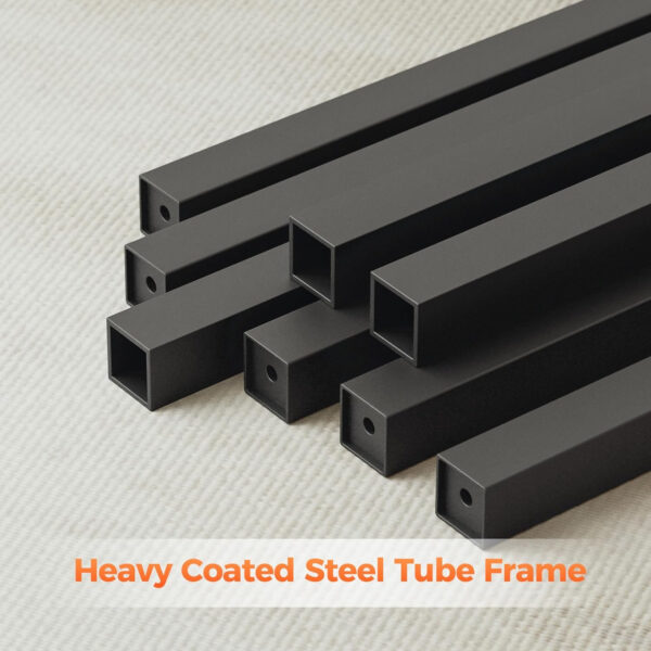 Rolling Computer Desk with Wheels, Gaming Desk for Small Spaces, Modern Simple Style Table for Home Office, Study Writing Table (Caster, Rustic Brown, 32 inch)