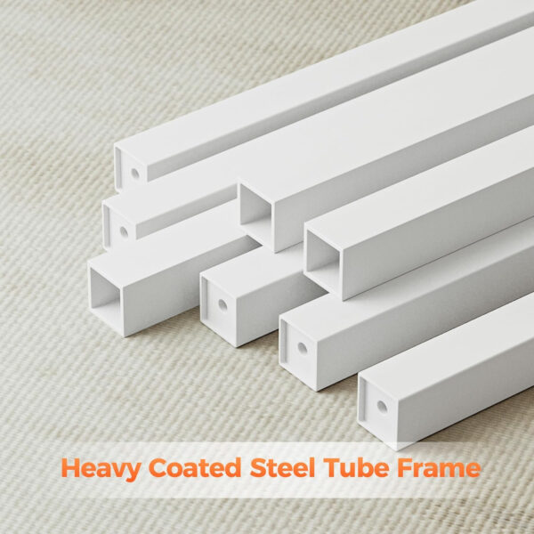 Rolling Computer Desk with Wheels, Gaming Desk for Small Spaces, Modern Simple Style Table for Home Office, Study Writing Table (Caster, Rustic Brown, 32 inch)