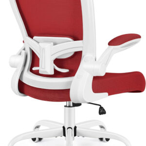 FelixKing Office Chair, Ergonomic Desk Chair Breathable Mesh Chairs with Adjustable High Back Lumbar Support Flip-up Armrests, Executive Swivel Comfy Task Computer Chairs for Home Office Black