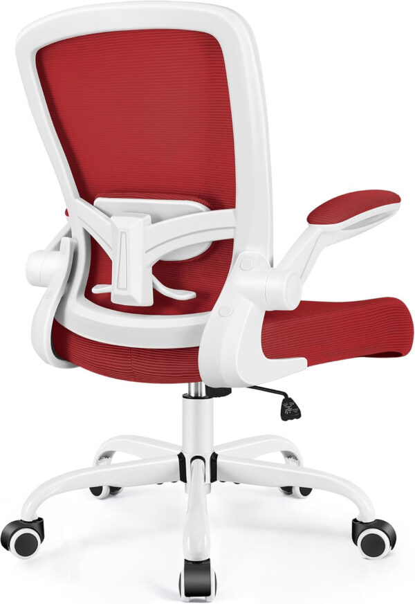 FelixKing Office Chair, Ergonomic Desk Chair Breathable Mesh Chairs with Adjustable High Back Lumbar Support Flip-up Armrests, Executive Swivel Comfy Task Computer Chairs for Home Office Black