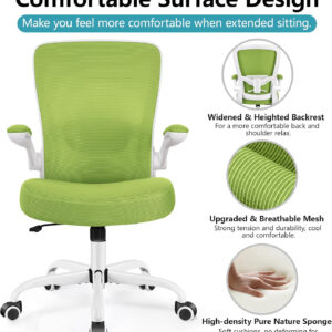 FelixKing Office Chair, Ergonomic Desk Chair Breathable Mesh Chairs with Adjustable High Back Lumbar Support Flip-up Armrests, Executive Swivel Comfy Task Computer Chairs for Home Office Black