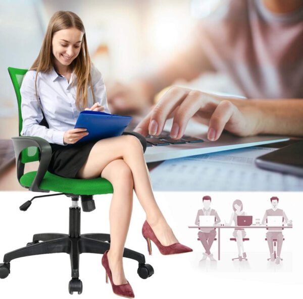 68873c70d235052ff45fff6b9fcb73efca7c57fab2669391ade78.jpg Home Office Chair Ergonomic Desk Chair Mesh Computer Chair with Lumbar Support Armrest Executive Rolling Swivel Adjustable Mid Back Task Chair for Women Adults, Black