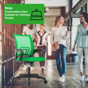 68873c71d1a1008a8325905da6339734a47da7db9a4ff49783602.jpg Home Office Chair Ergonomic Desk Chair Mesh Computer Chair with Lumbar Support Armrest Executive Rolling Swivel Adjustable Mid Back Task Chair for Women Adults, Black