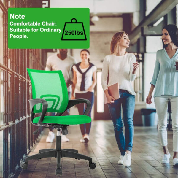 68873c71d1a1008a8325905da6339734a47da7db9a4ff49783602.jpg Home Office Chair Ergonomic Desk Chair Mesh Computer Chair with Lumbar Support Armrest Executive Rolling Swivel Adjustable Mid Back Task Chair for Women Adults, Black
