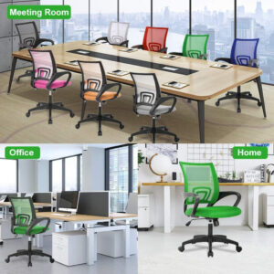 68873c74aacbc6c91b55e329ed2195eb1cd6fe4e913690e2ff3d6.jpg Home Office Chair Ergonomic Desk Chair Mesh Computer Chair with Lumbar Support Armrest Executive Rolling Swivel Adjustable Mid Back Task Chair for Women Adults, Black