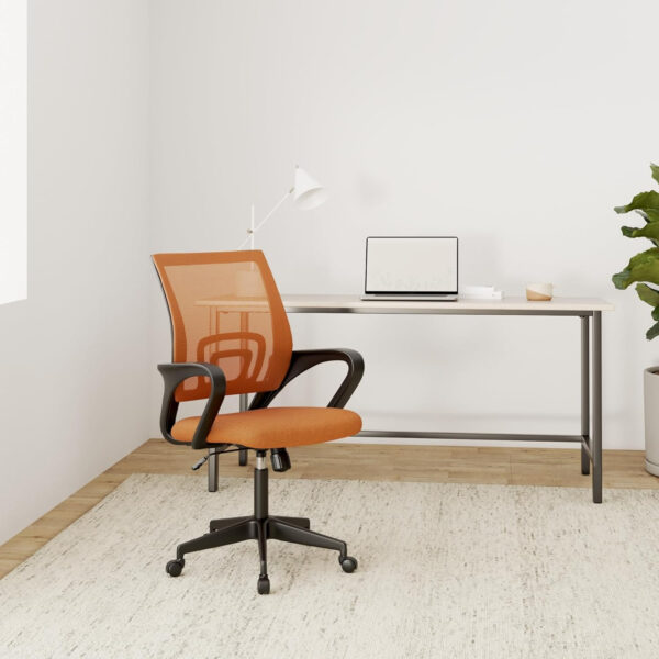 68873c76e736e008e8b4406c6e736cf3c59960094f04d858caaaf.jpg Home Office Chair Ergonomic Desk Chair Mesh Computer Chair with Lumbar Support Armrest Executive Rolling Swivel Adjustable Mid Back Task Chair for Women Adults, Black