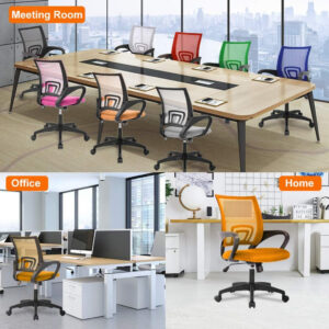 68873c7d5f29c56e97e54089d04134f765211420406938bd85723.jpg Home Office Chair Ergonomic Desk Chair Mesh Computer Chair with Lumbar Support Armrest Executive Rolling Swivel Adjustable Mid Back Task Chair for Women Adults, Black