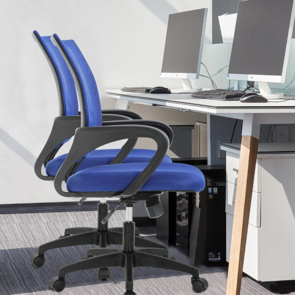 68873c7f8ee7643048a653e4734ddb4d19045751d6d478d8e3d73.jpg Home Office Chair Ergonomic Desk Chair Mesh Computer Chair with Lumbar Support Armrest Executive Rolling Swivel Adjustable Mid Back Task Chair for Women Adults, Black