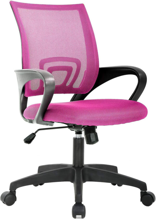 68873c88101366705f3359e28adbe56ccf910c22853b15a9a4d5f.jpg Home Office Chair Ergonomic Desk Chair Mesh Computer Chair with Lumbar Support Armrest Executive Rolling Swivel Adjustable Mid Back Task Chair for Women Adults, Black